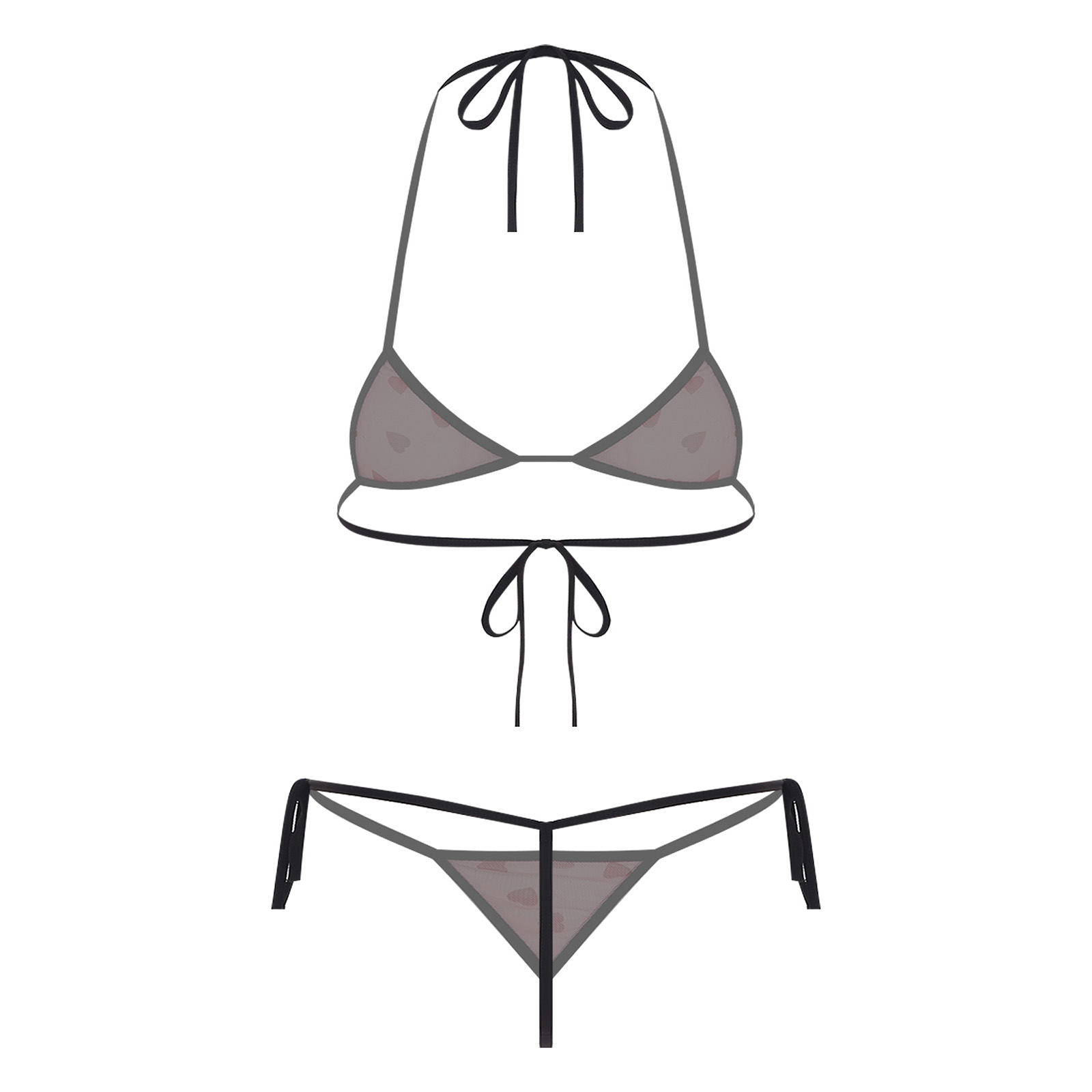 Womens Micro Mini Bikini Linge - Sheer Mesh Bra recensione e prezzo