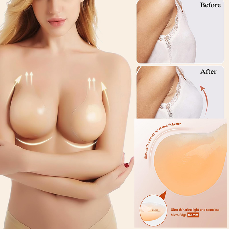 1/2 Pairs Women Sticky Bra Pus - Strapless Bra Adhesive recensione e prezzo