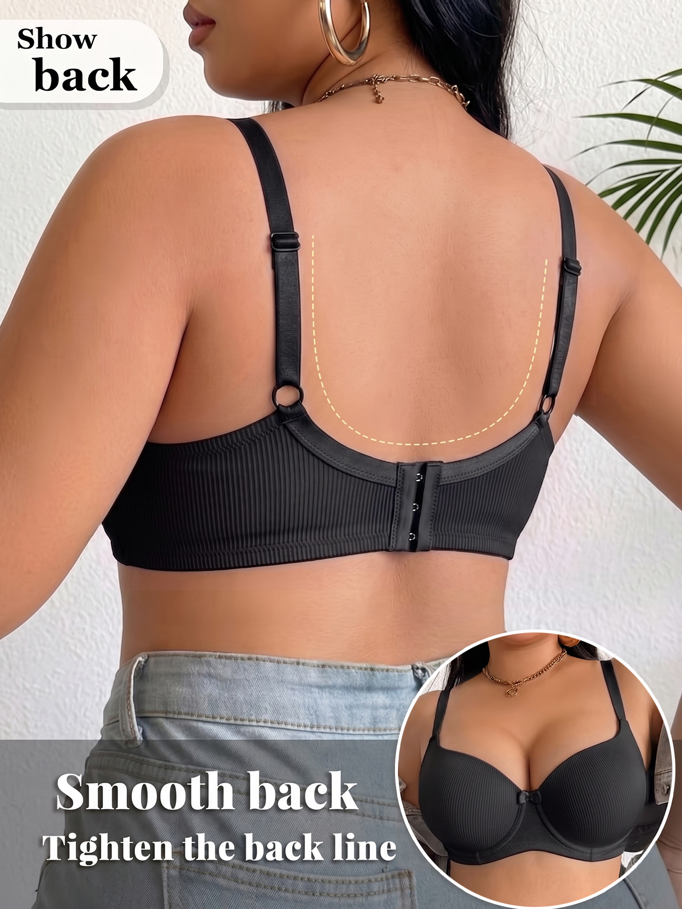 Plus Size Anti-Sagging Women B - Underwire Bra Padded recensione e prezzo