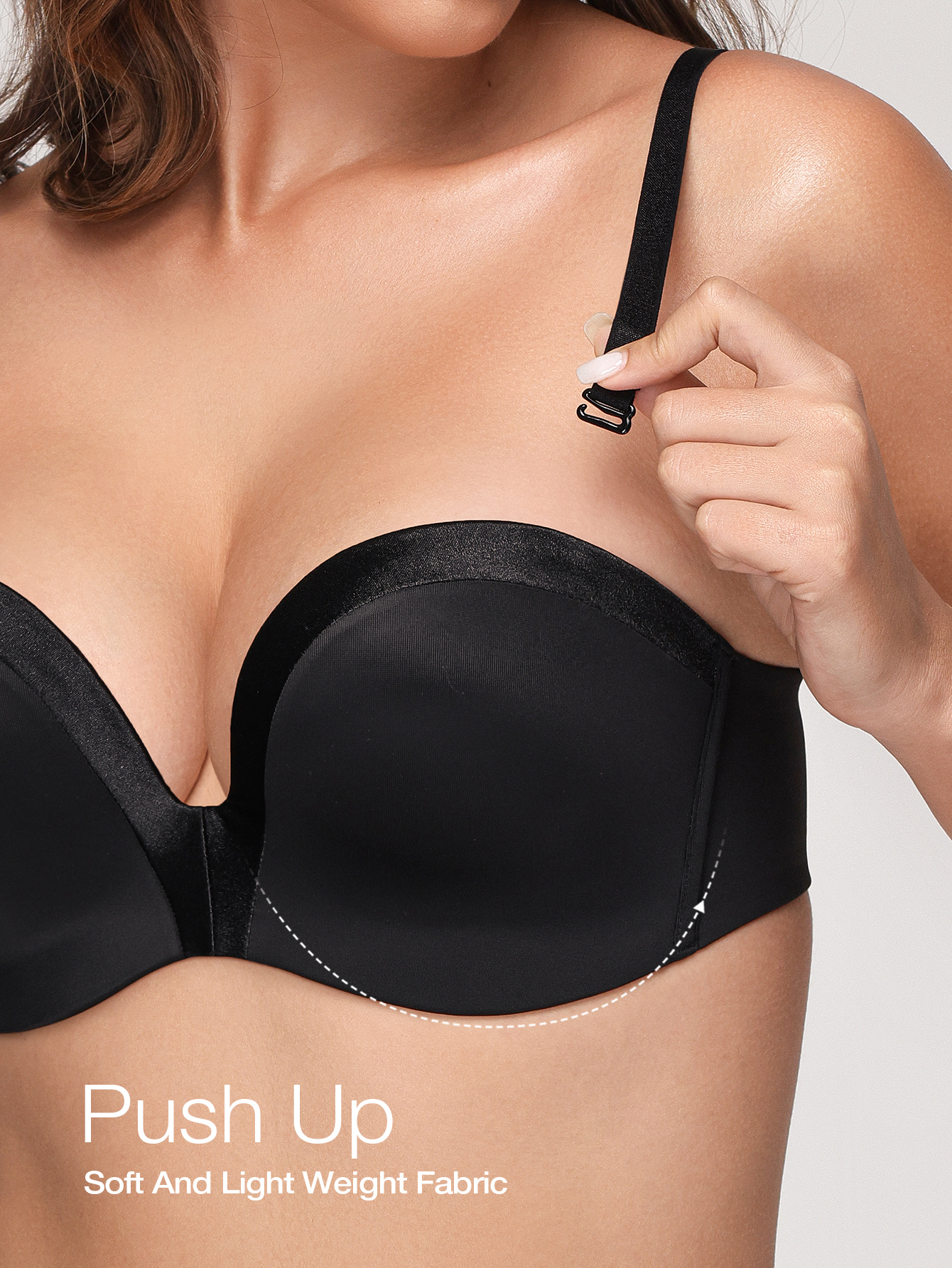 Wingslove Women Strapless Push - Convertible Bra Multiway recensione e prezzo
