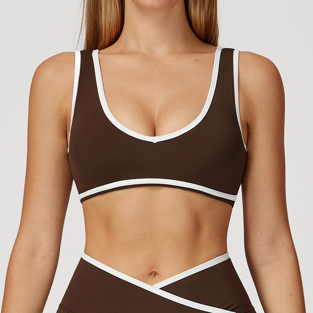V-Neck Sports Bra Women Top Pu - Plunge Bra Push Up recensione e prezzo