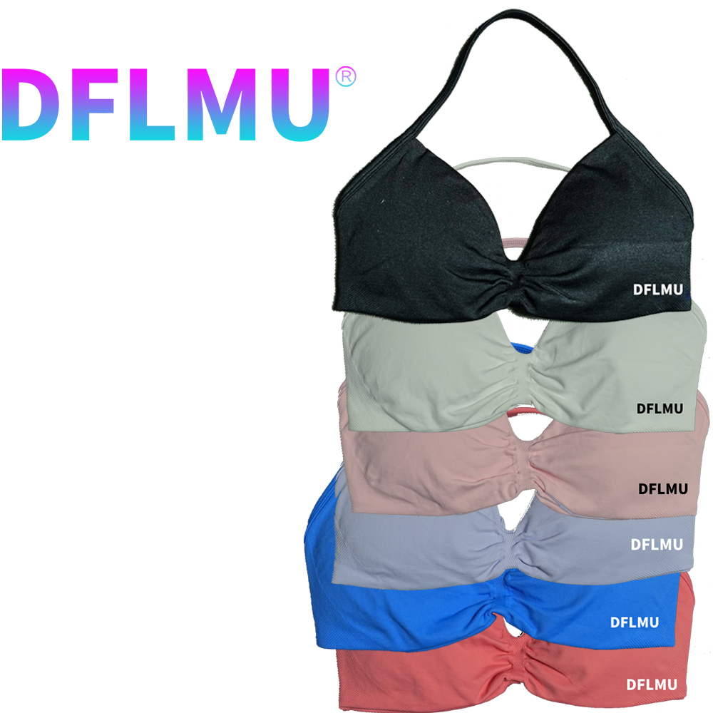 DFLMU Women Halter Sports Bra  - Underwire Bra Padded recensione e prezzo