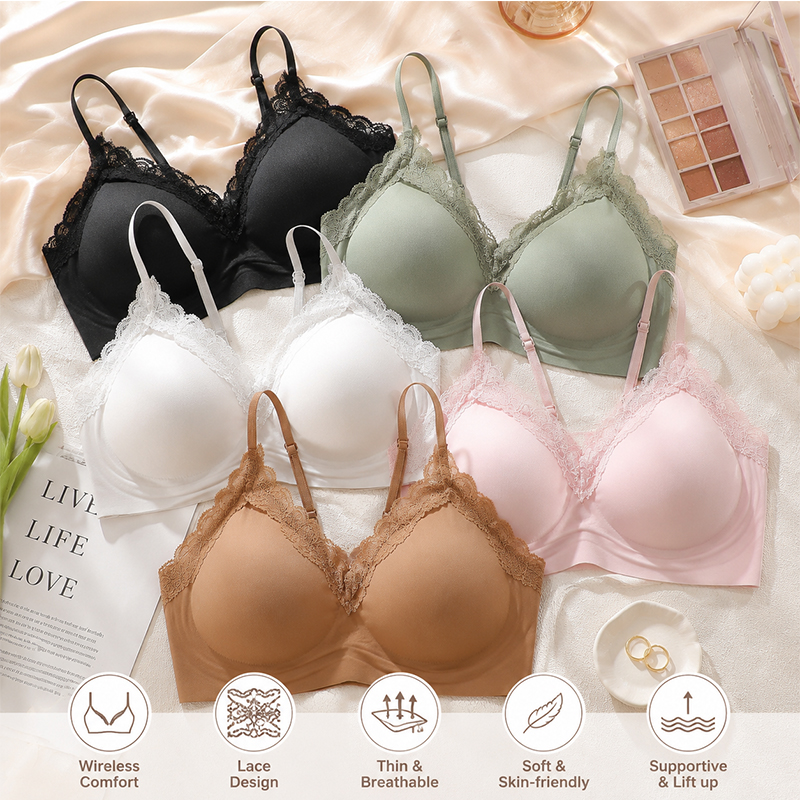 Wire Free Seamless Bralette fo - Sleep Bra Bralette recensione e prezzo