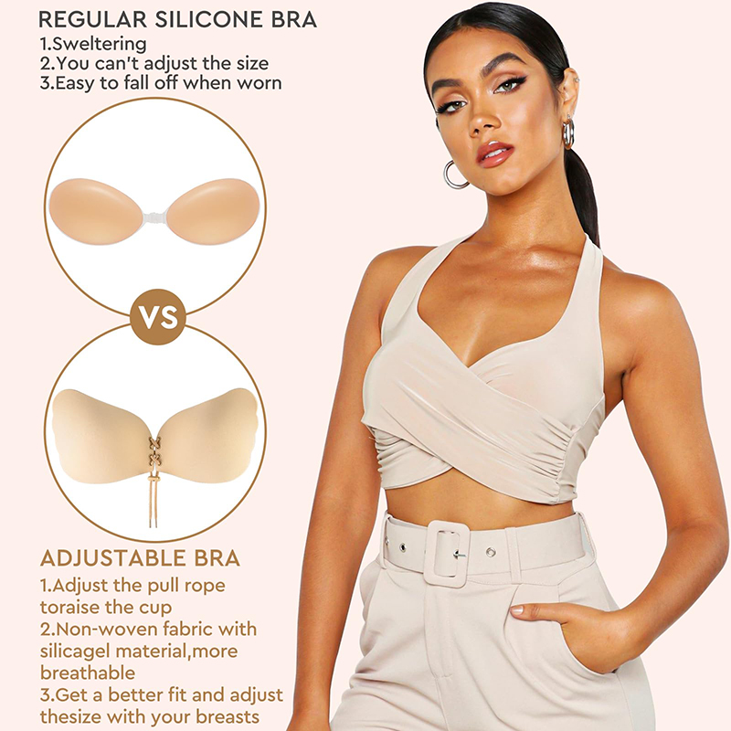 1/2 Pairs Women Summer Backles - Strapless Bra Adhesive recensione e prezzo