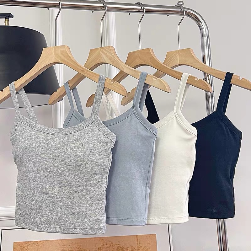 Crop Top Women Sexy Sleeveless - T Shirt Bra Seamless recensione e prezzo