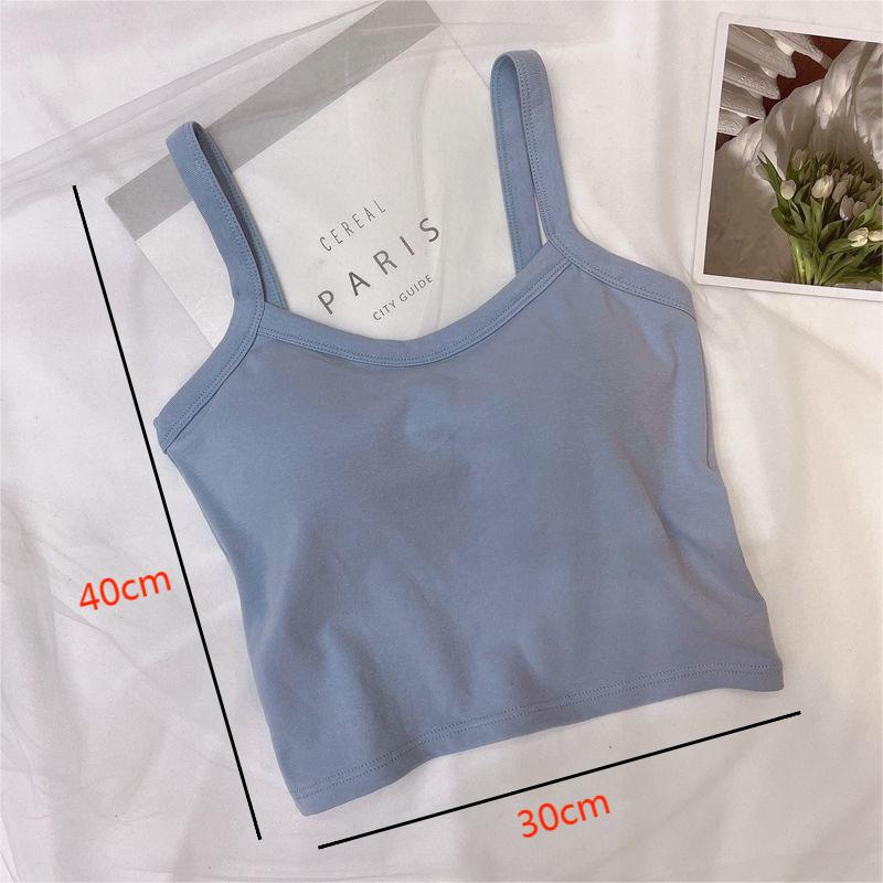 Crop Top Women Sexy Sleeveless - T Shirt Bra Seamless recensione e prezzo