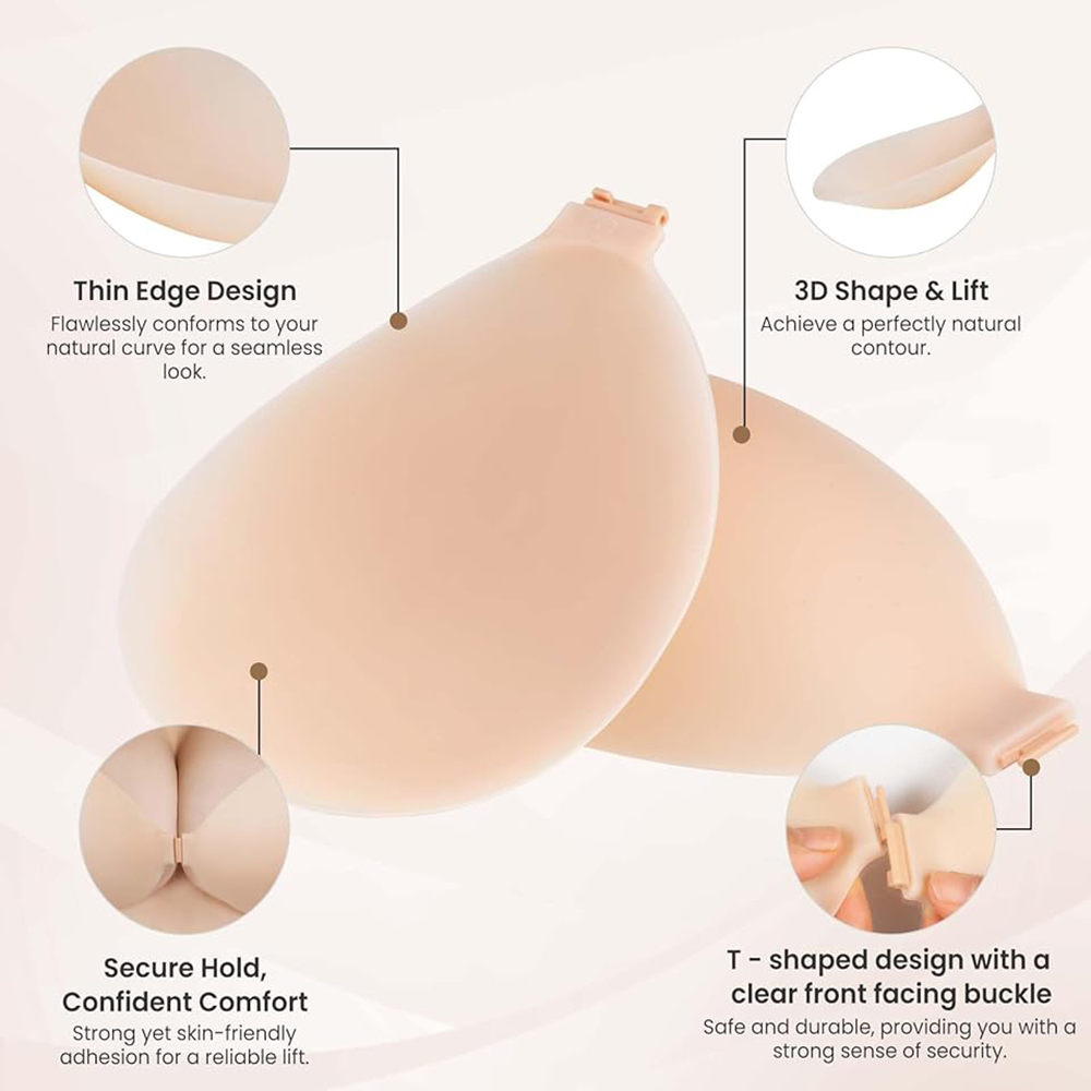 Strapless Push Up Sticky Bra P - Backless Bra Sticky recensione e prezzo