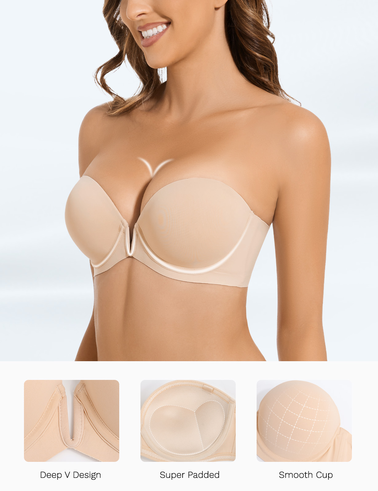 New Bra Push Up Underwire Ultr - Convertible Bra Multiway recensione e prezzo