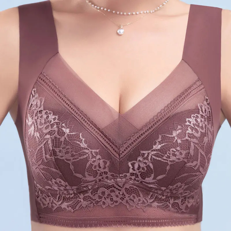 L-6L Women Large Bra Push Up I - Sheer Bra Lace recensione e prezzo