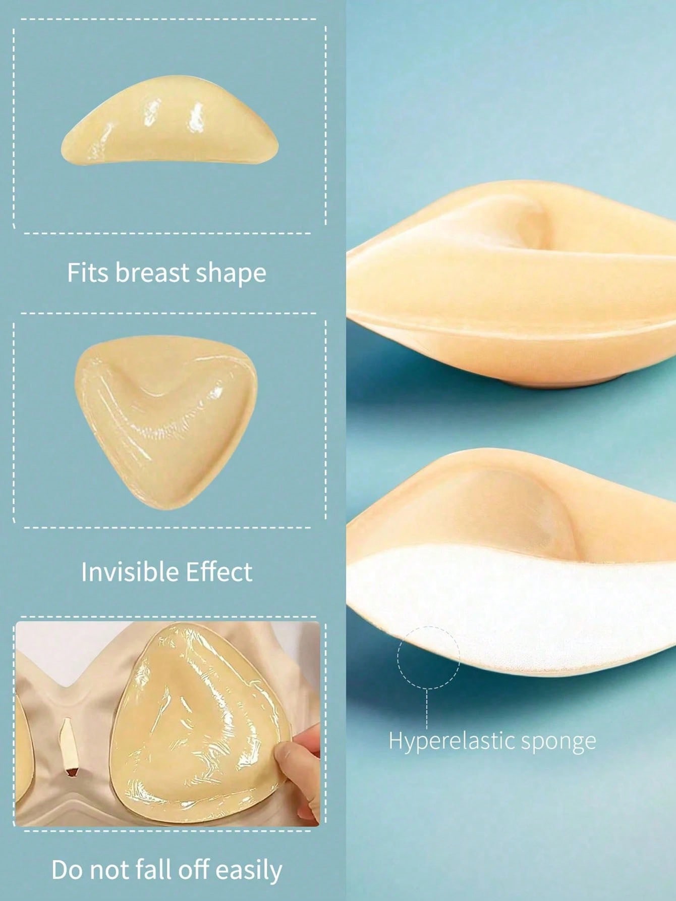 2pcs Reusable Double-Sided Adh - Strapless Bra Adhesive recensione e prezzo