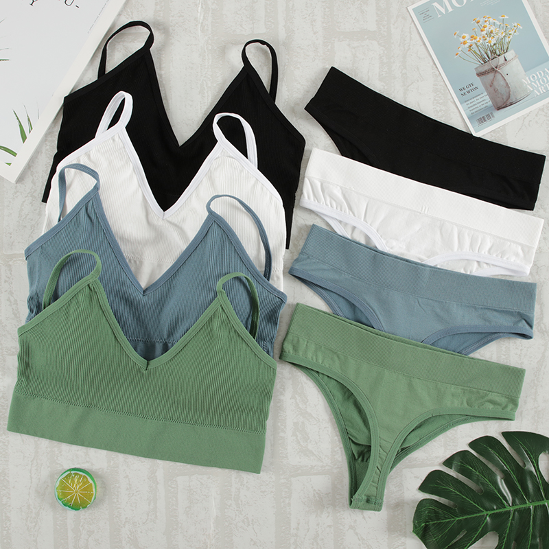 CHRLEISURE Women Underwear Set - T Shirt Bra Seamless recensione e prezzo